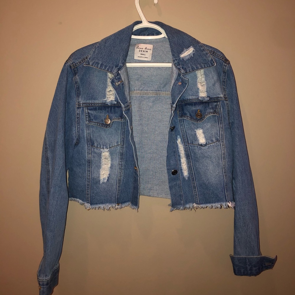 Love Tree Denim Jean Jacket